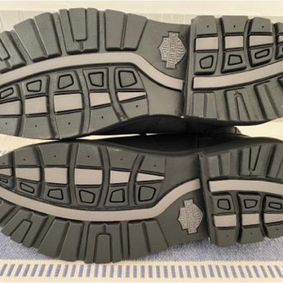 NEW Harley Davidson black leather Rambert Harness moto biker riding boots mens - Picture 4 of 10